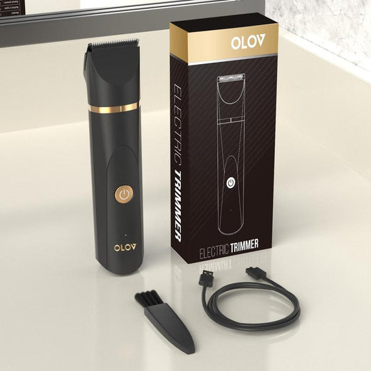 OLOV Electric Body Hair Shaver-Groin Hair Trimmer, Balltrimmer for Men -Replaceable Ceramic Blade Heads,Usbrecharge,Waterproof Male Hygiene Razor Safe Quick Giftscordless Gentle Trimming Fast Trimming